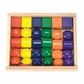 Набор - Первые бусики со шнурками из серии Первые навыки (Melissa&Doug, 544_md)